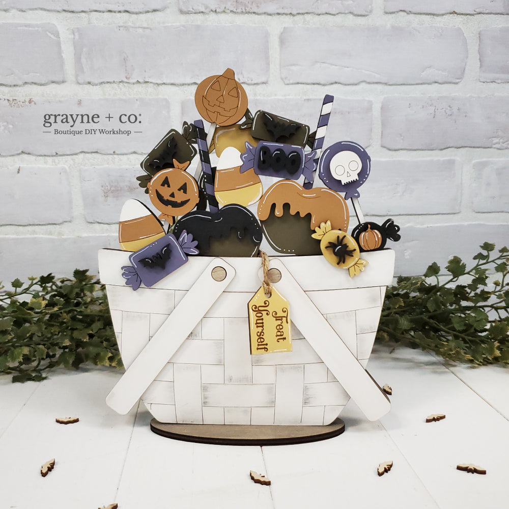 INTERCHANGEABLE Basket DIY Kit - Halloween Theme