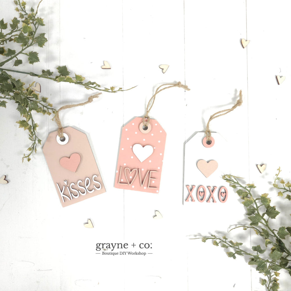 Valentines Tags DIY Kit(CLEARANCE)