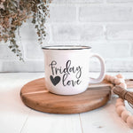 grayne + co. Friday Love Campfire Coffee Mug