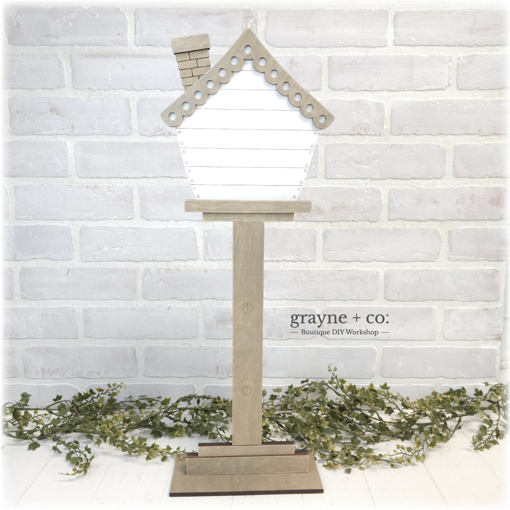 Interchangeable Birdhouse BASE KIT ONLY