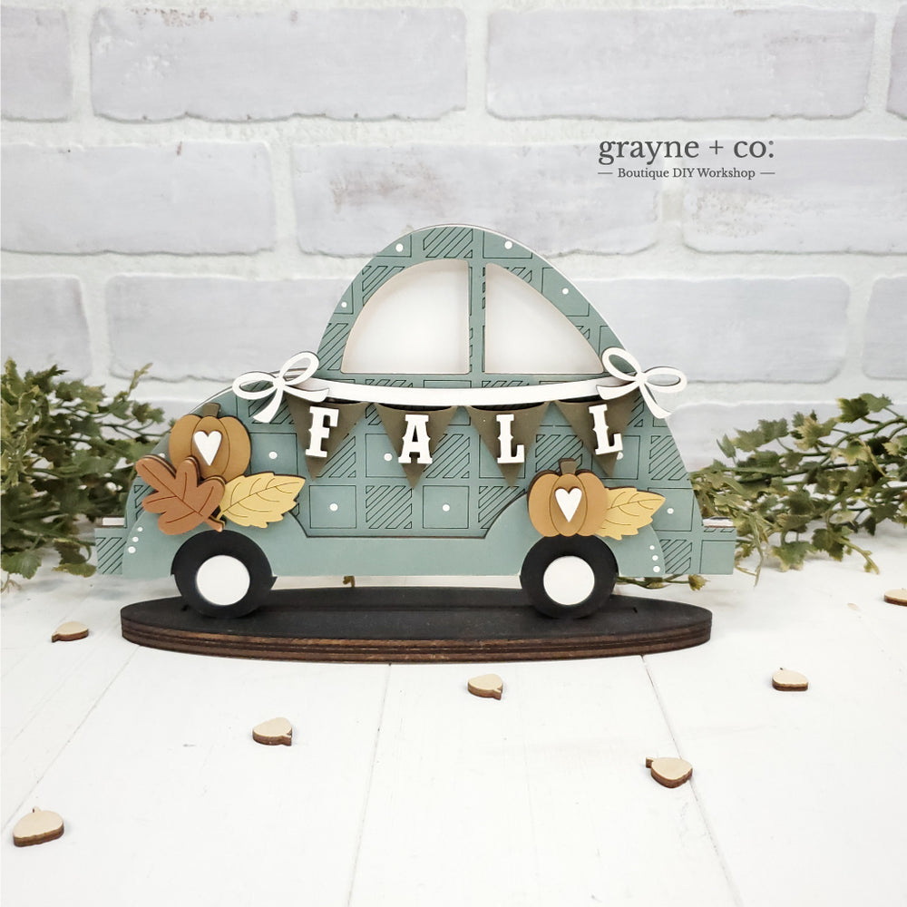 
                
                    Load image into Gallery viewer, INTERCHANGEABLE VW Bug DIY Kit - Fall Theme
                
            