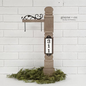 
                
                    Load image into Gallery viewer, Interchangeable Porch Post DIY Kit - HELLO AUTUMN
                
            