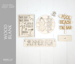 Summer Days Wagon Insert - Wood Blank Kit