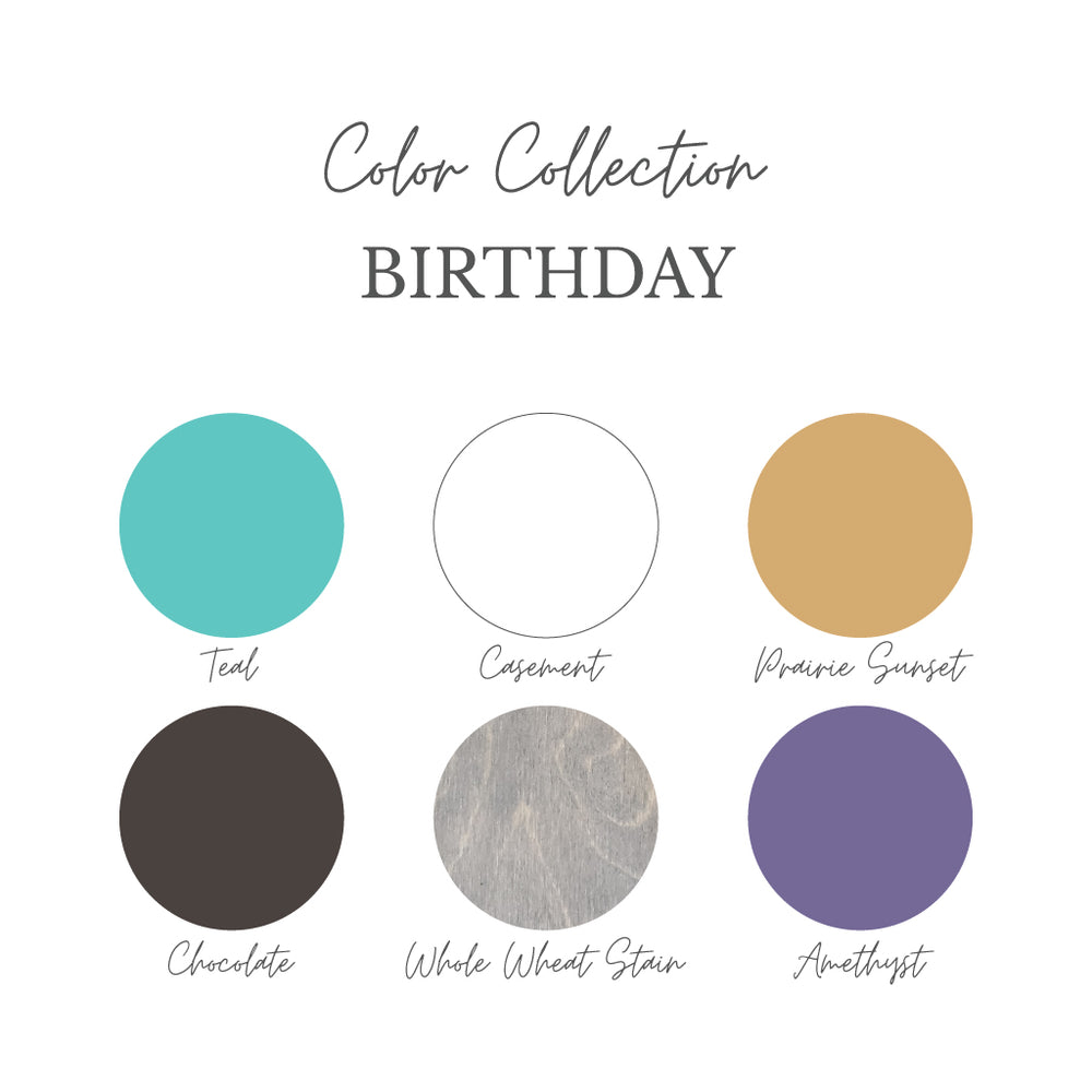 
                
                    Load image into Gallery viewer, BIRTHDAY Color Collection
                
            