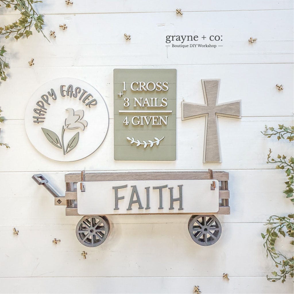 Grayne & Co. Kits FAITH Interchangeable Wagon DIY Kit