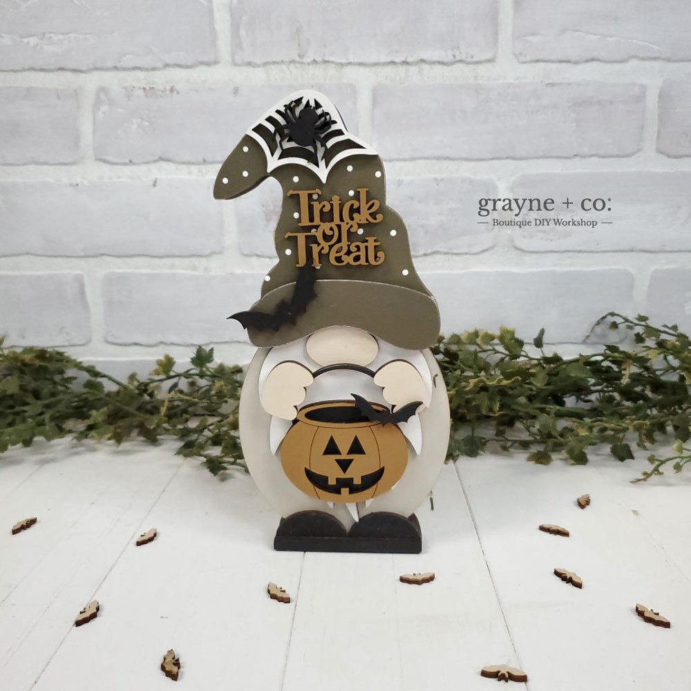 
                
                    Load image into Gallery viewer, Halloween Gnome INTERCHANGEABLE DIY Kit
                
            
