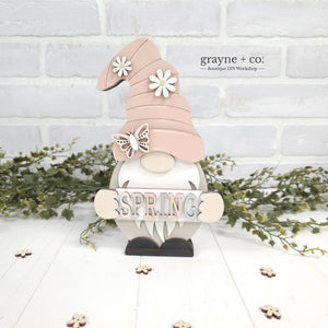 NEW VERSION Spring Gnome INTERCHANGEABLE DIY Kit