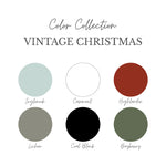 VINTAGE CHRISTMAS Color Collection