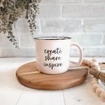 Create Share Inspire Campfire Coffee Mug