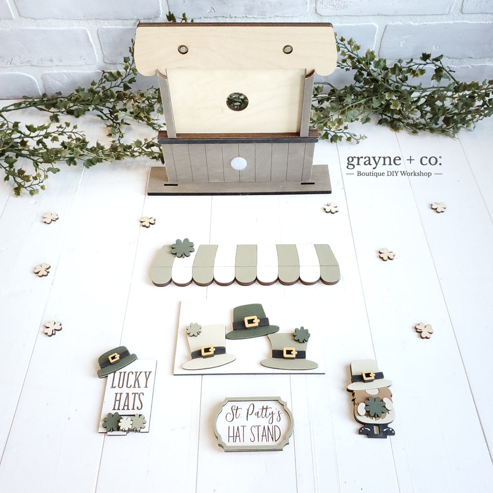 
                
                    Load image into Gallery viewer, ST. PATRICK&amp;#39;S DAY Interchangeable Market Stand DIY Kit
                
            