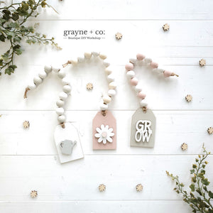 
                
                    Load image into Gallery viewer, RETIRING APRIL 1st | Mini Tag Garland DIY Kit - SPRING Edition
                
            