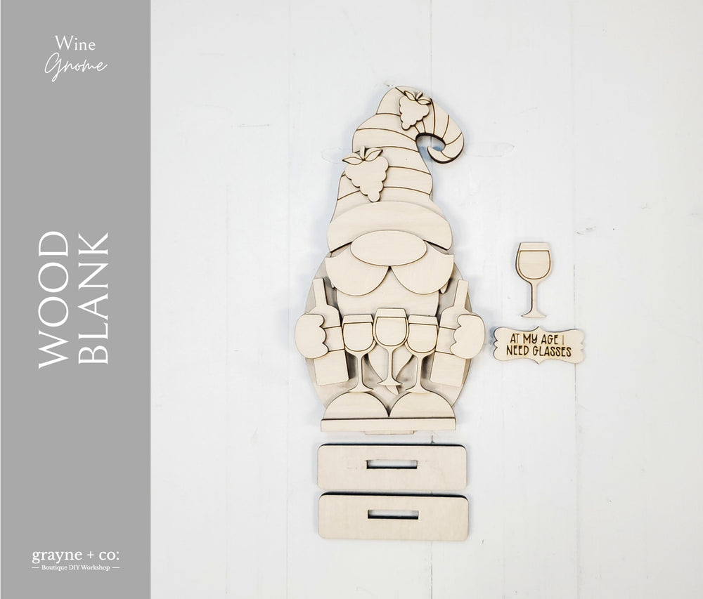 Wine Gnome - Wood Blank Kit