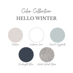 Grayne & Co. Fusion Mineral Paint HELLO WINTER Color Collection