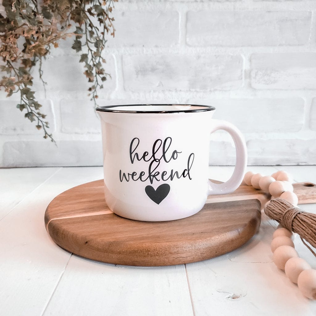 grayne + co. Hello Weekend Campfire Coffee Mug