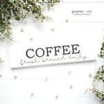 Grayne & Co. Kits COFFEE Mini Sign DIY Kit