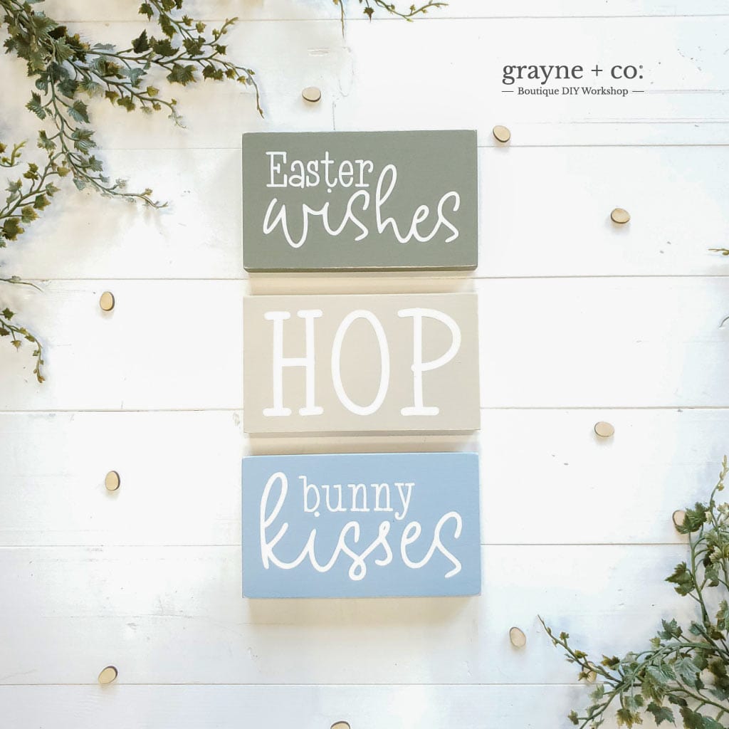 Grayne & Co. Kits EASTER Half Mini Sign DIY Kit