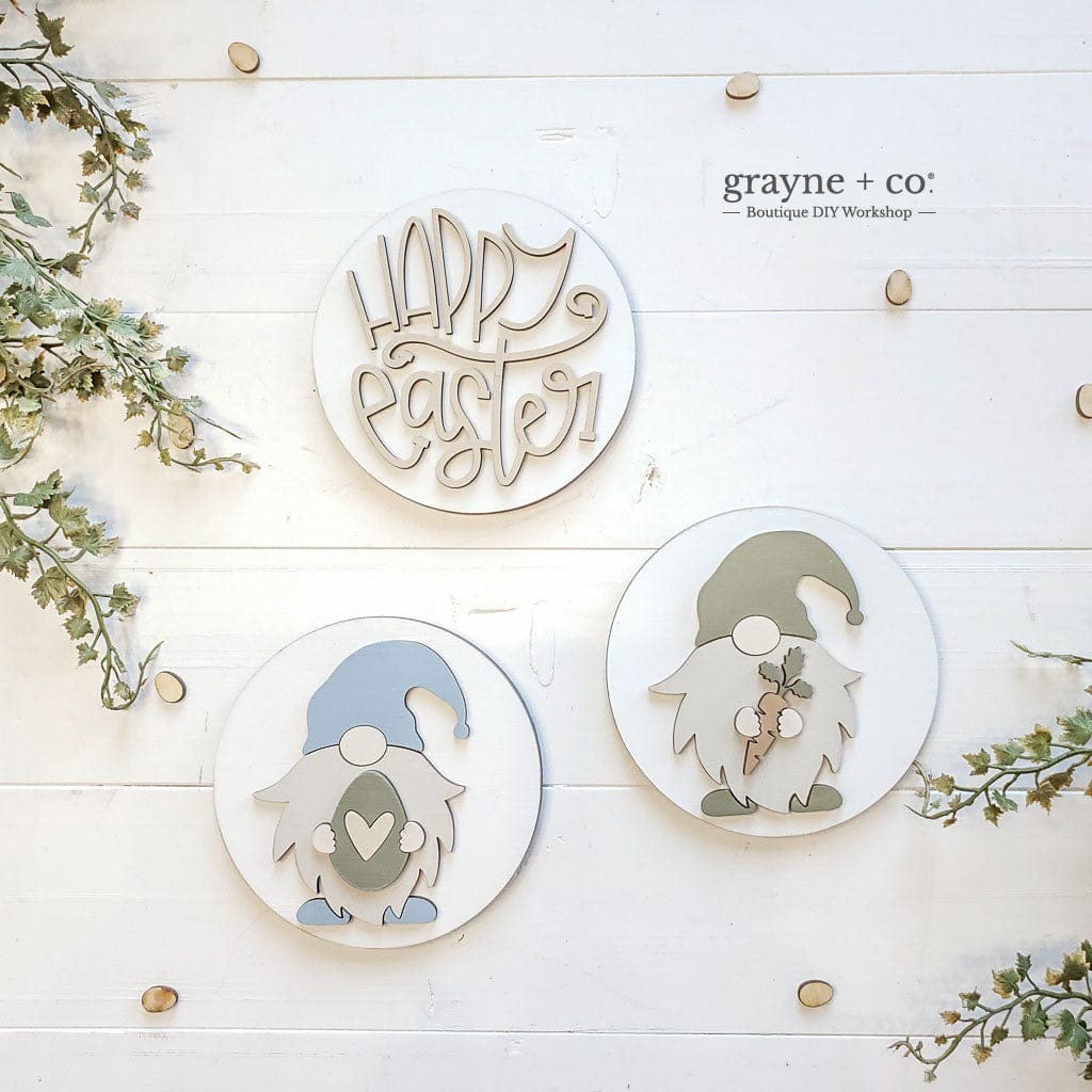 Grayne & Co. Kits EASTER THEMED Interchangeable Shiplap Signs for DIY Kit