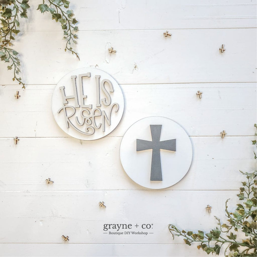 
                
                    Load image into Gallery viewer, Grayne &amp;amp; Co. Kits FAITH THEMED Interchangeable Shiplap Signs for DIY Kit
                
            