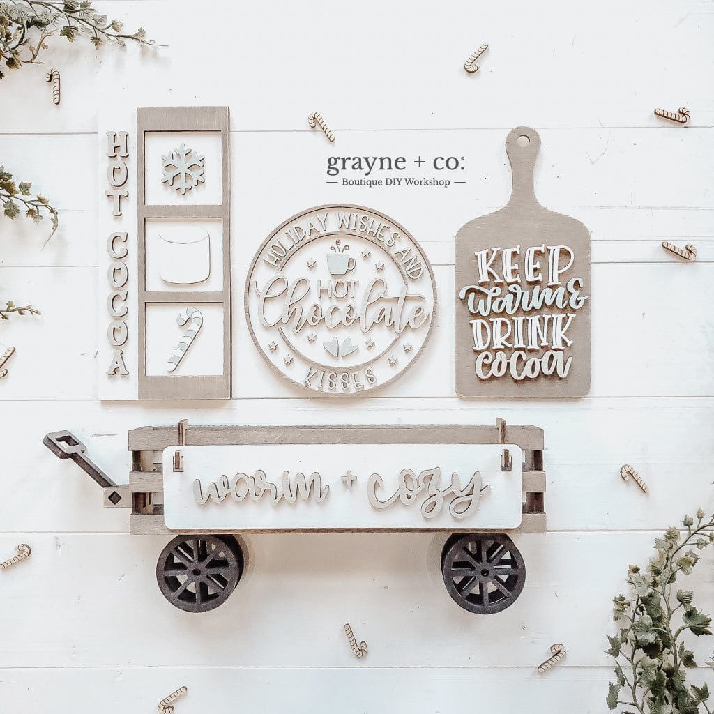 Grayne & Co. Kits HOT COCOA Interchangeable Wagon DIY Kit