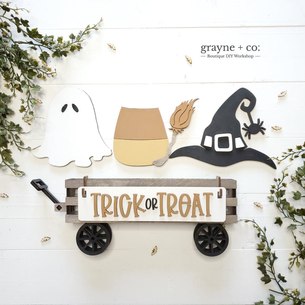 Grayne & Co. Kits TRICK or TREAT Interchangeable Wagon DIY Kit