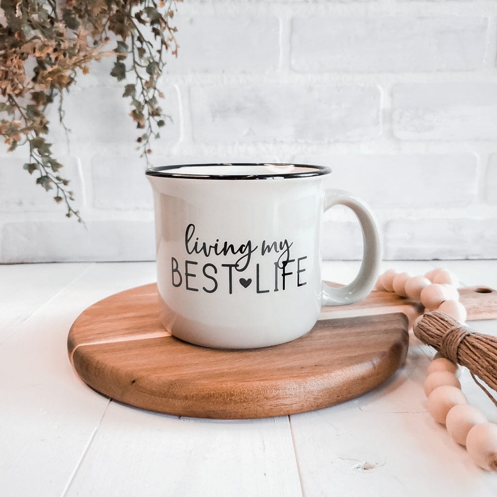 grayne + co. Living my Best Life Campfire Coffee Mug