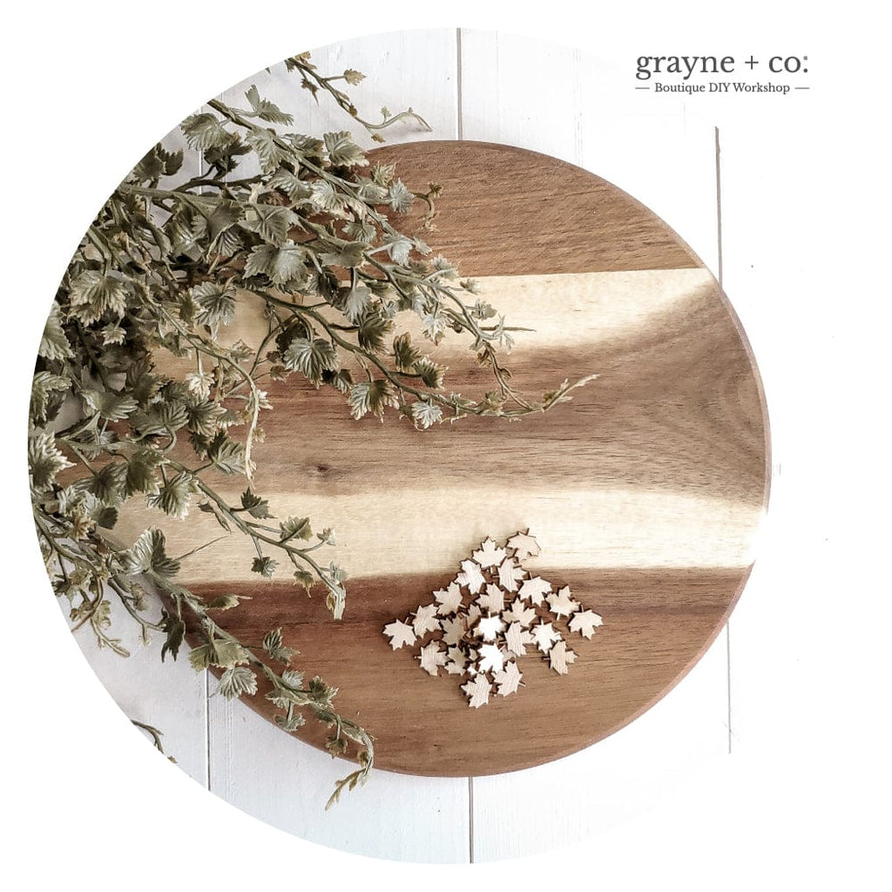 Grayne & Co. Maple Leaf Wood Sprinkles