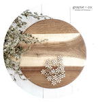 Grayne & Co. Snowflake Wood Sprinkles