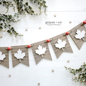 Grayne & Co. Tiered Tray Kits CANADA DAY 3D Decorative Banner Kit