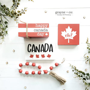 Grayne & Co. Tiered Tray Kits Canada Day Tiered Tray Kit