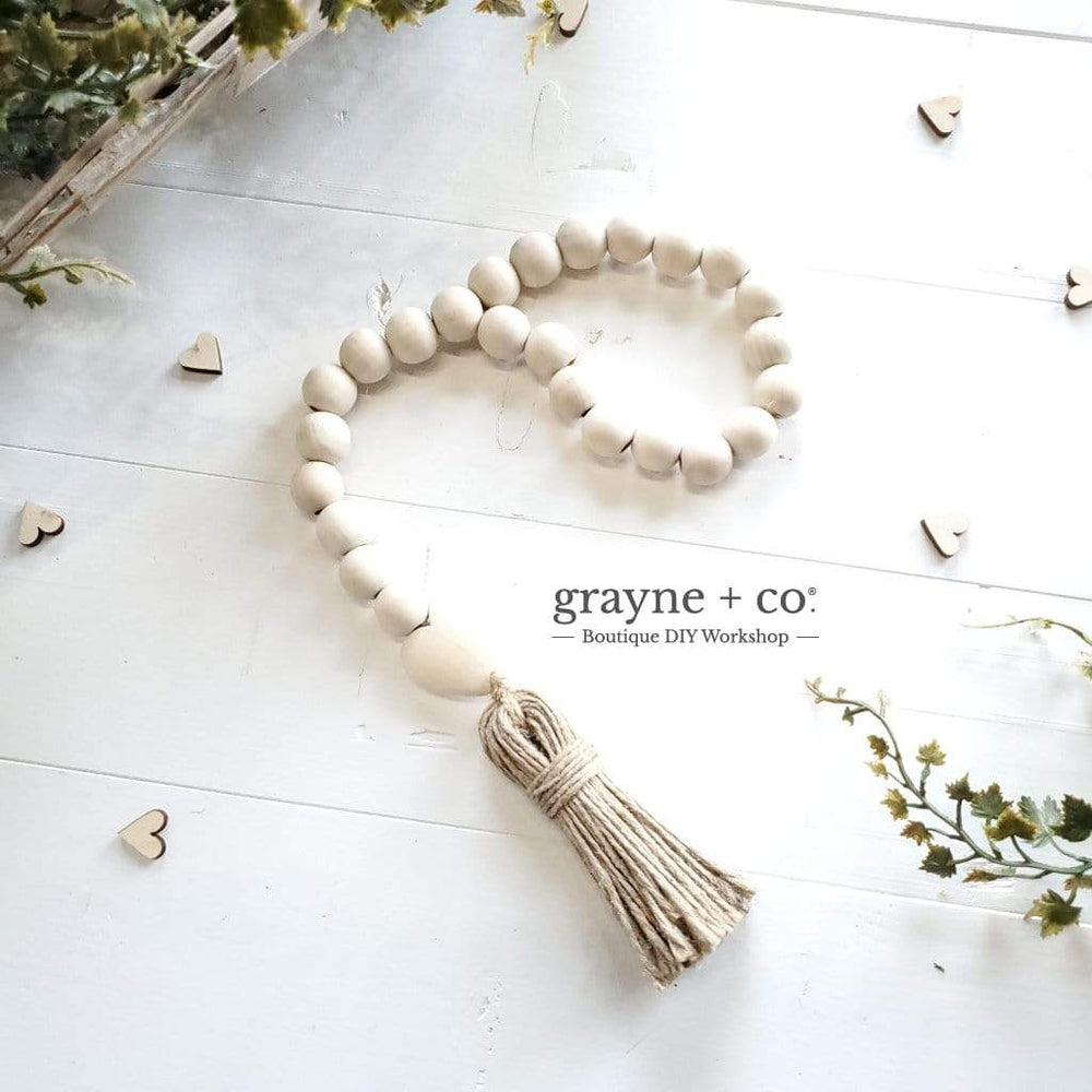 
                
                    Load image into Gallery viewer, Grayne &amp;amp; Co. Tiered Tray Kits Looped Beaded Garland DIY Kit
                
            