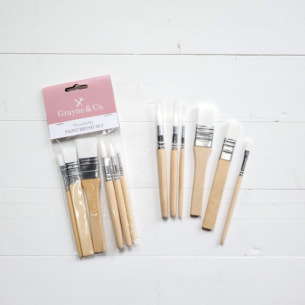 IKEA DIY Supplies 6 pc Short Handled Premium Paint Brush Set