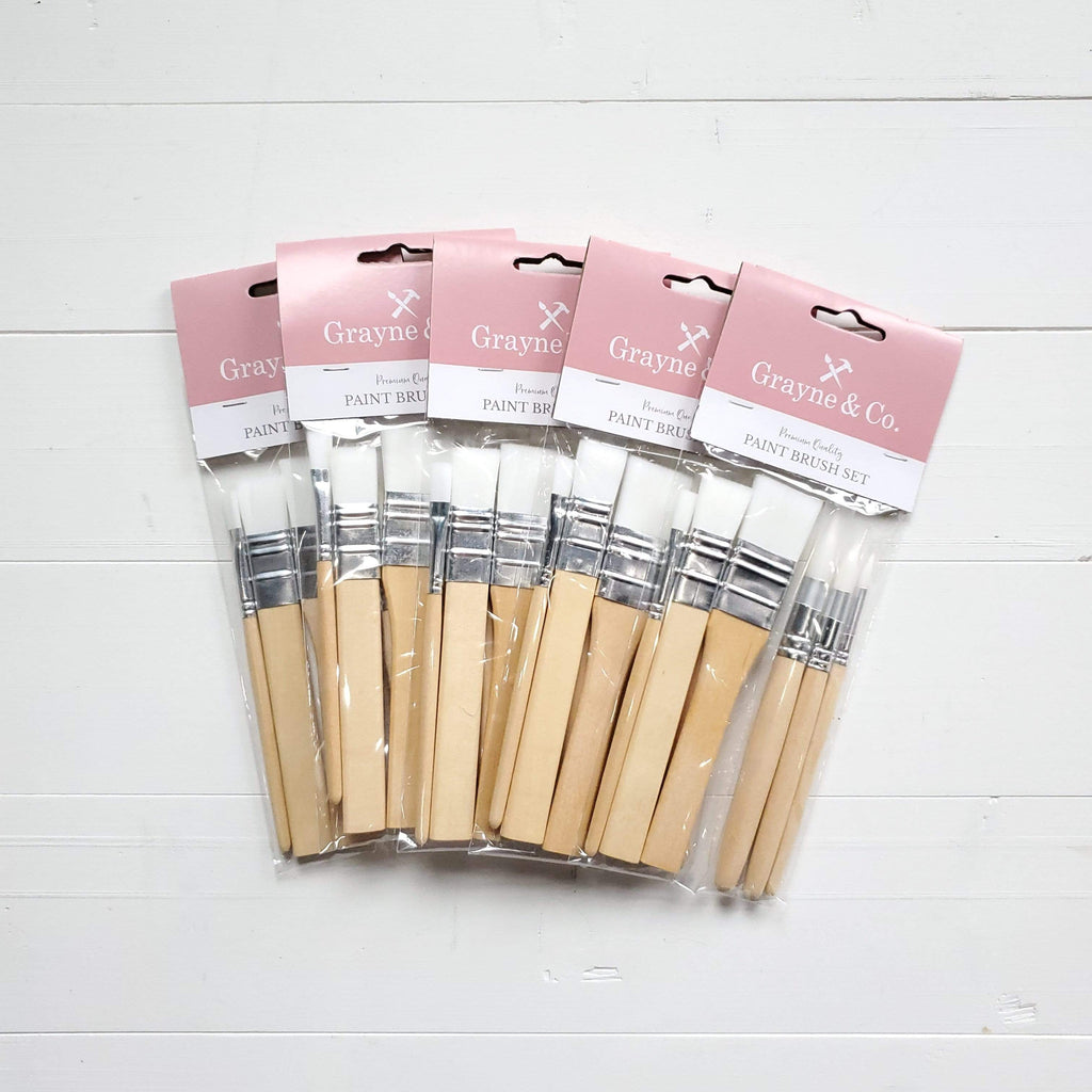 IKEA DIY Supplies 6 pc Short Handled Premium Paint Brush Set