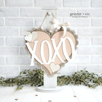 XOXO Heart Hanging Sign DIY Kit